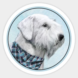 Sealyham Terrier Painting - Cute Original Dog Art Sticker